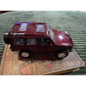 Speedy Power‎ 1997 Land Rover Discovery Toy Car Burgundy 1 32 Scale Diecast